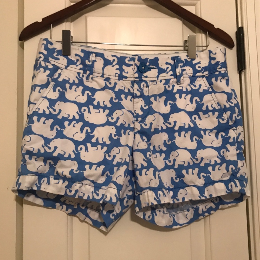 Lilly Pulitzer Tusk In Sun Callahan Shorts 2 Blue